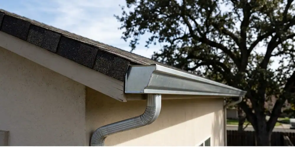 Oak and sycamore load cleared after gutter cleaning in Carmichael