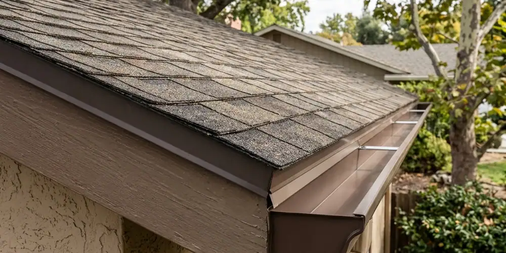 Oak and sycamore load cleared before gutter cleaning in Carmichael