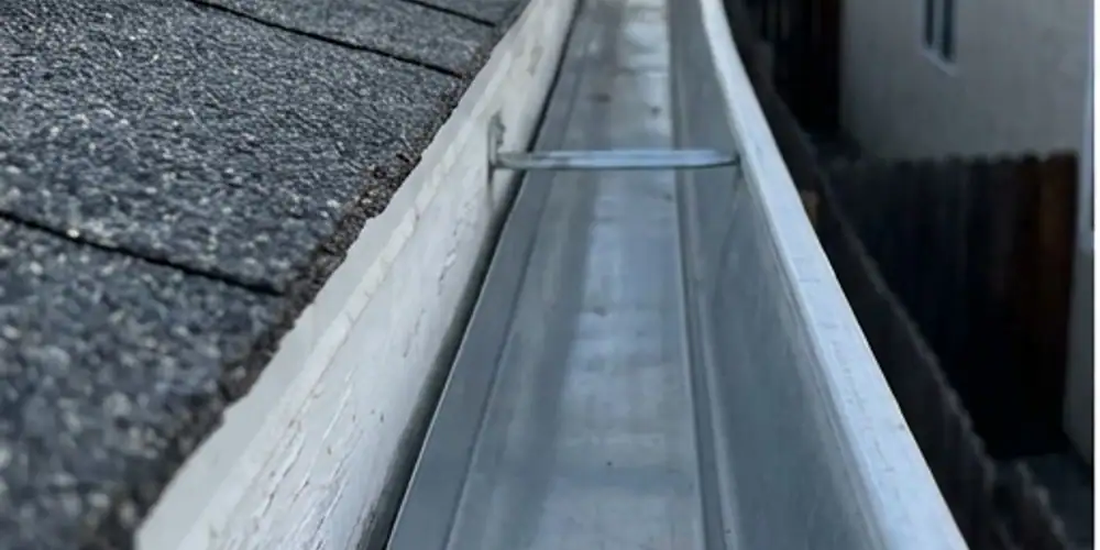 Fire season ash layer cleared after gutter cleaning in El Dorado Hills