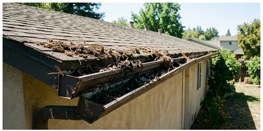Seamless run installed before gutter installation Sacramento