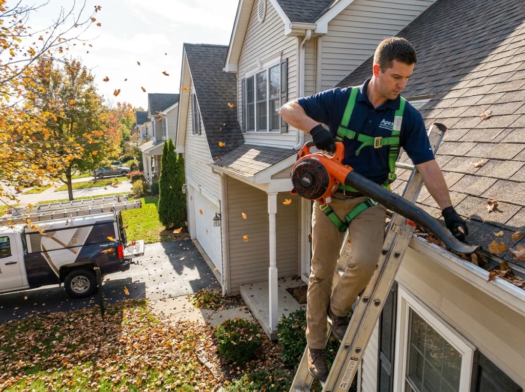 Professional Fall Gutter Cleaning Service.webp