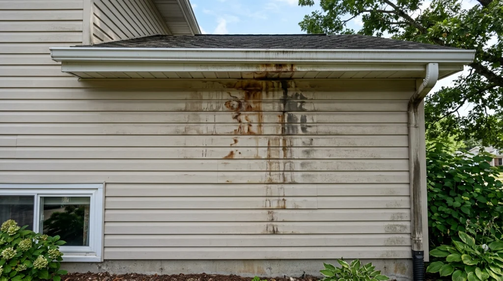 overflowing gutters