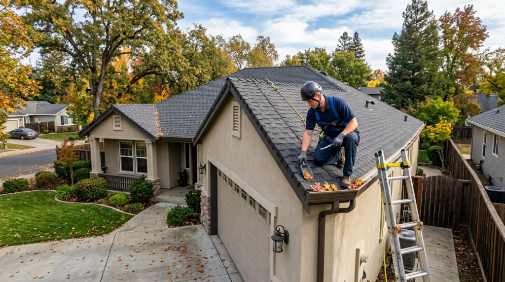Signs your gutters need cleaning on a Sacramento home